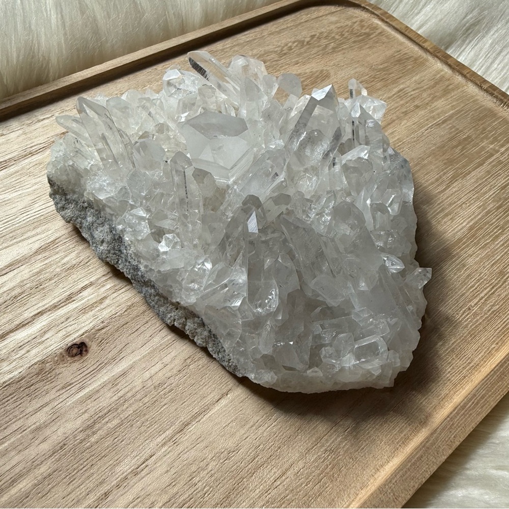 Clear Quartz Crystal Cluster